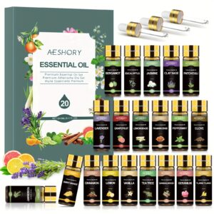 TEMU 20x5ml Essential Oils Set - Fragrance Oils Scented Oils For Diffuser, Humidifier,, Home Cleaning, Relaxing, Air , Diy Perfumes