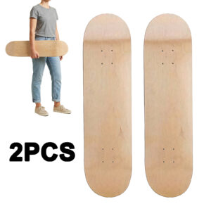 TEMU 2er-Set Skateboard-Deck, Skateboard für Skateboard-Enthusiasten Anfänger, kreatives Skateboard, blankes Skateboard-Deck mit doppelter Konkavität