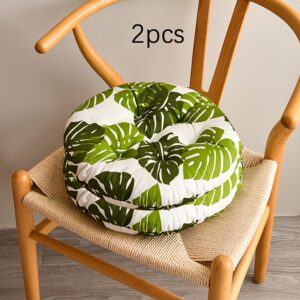 TEMU 2 Printed Cushion Chair Cushions Thickened Round Chair Cushions Dining Chair Cushions Office Student Seat Cushions Chair Cushions Tatami Mats