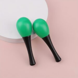 TEMU 2 Stück Shaker, Percussion-Instrumente, Ei-Shaker, Schlanke Taille Shaker, Sand-Shaker, Sand-Ei-Shaker, Ei-Maracas,