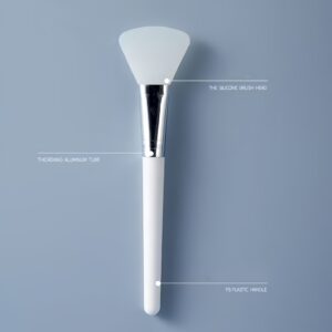 TEMU 3pcs Silicone Mask Brush - Portable And Face Mask Brush For Application Of Clay Masks And Cream