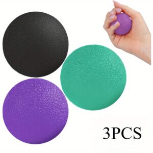 TEMU 3pcs Stress Balls For Adults, Hand Strengthening Devices Exercise Balls, Squeeze Balls, Hand Exerciser For Hand Finger Forearm Wrist Training