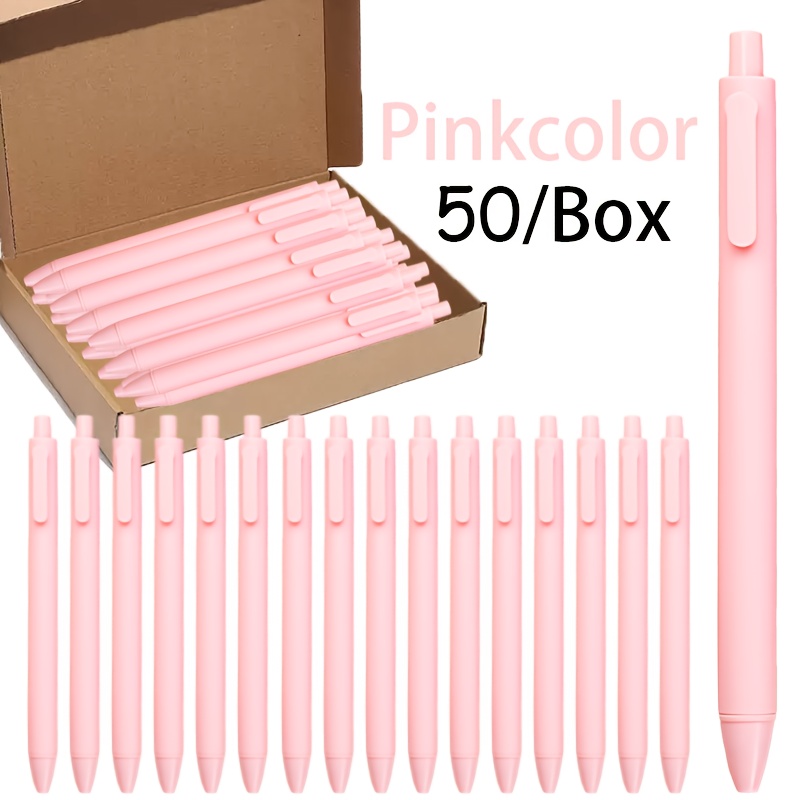 TEMU 50/25/box, Pens, Black Pens, Pen, Japanese Pens, Gel Pens Black, Gel Pens, Pens Fine Point Smooth Writing Pens, Black Gel Pens, Black Pen, , ,