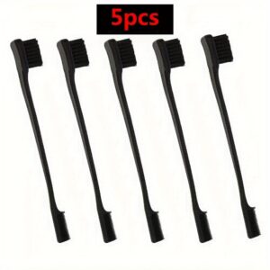 TEMU 5pcs Hair Edge Brush Set Multifunctional Double Sided Control Hair Brush Eyebrow Brush Edge Control Hair Brush Hair Care Tools