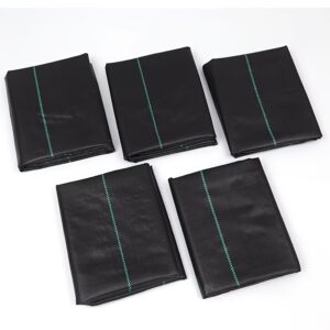 TEMU 65g Heavy-duty Weed Control Fabric, Agricultural Weed Barrier, Anti-aging, Water-permeable, Breathable, Weed Suppression Mulch For