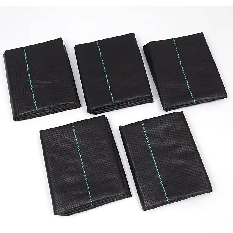 TEMU 65g Heavy-duty Weed Control Fabric, Agricultural Weed Barrier, Anti-aging, Water-permeable, Breathable, Weed Suppression Mulch For