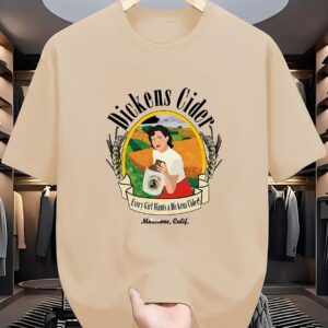 TEMU เสื้อยืดผู้ชายลาย Apple Cider, เสื้อผ้าลำลองพิมพ์ลายมีสไตล์, เสื้อแขนสั้นนุ่มใส่สบายสำหรับฤดูร้อน