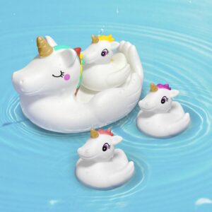 TEMU Baby Bath Toys Cute Unicorn Spray Toys Bathroom Floating Bathtub Toys For Toddlers Infants Girl Ideal Gifts