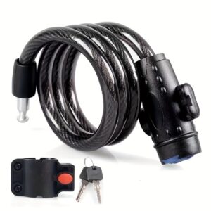 TEMU Bicycle Anti-theft Lock Single Bike Lock Long Lock Shackle Lock Universal Bicycle Lock