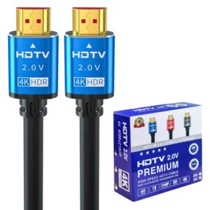 TEMU Cable de 5 m, 10 m resolución Full HD 4K Hz, HDMI mejorado y HDMI