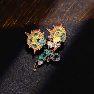 TEMU Cartoon, Film, Anime Characters, Peripheral Brooches, Cool Characters, Metal Badges