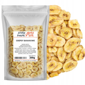 TEMU Crispy Banana 200g Dried Bananas Crunchy Snack Kol-pol Quality