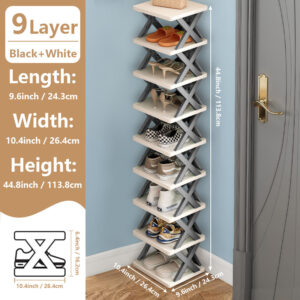 TEMU Detachable Shoe Racks Space-saving Stackable Plastic Shoes Shelf Assembled Shoes Racks Household Shoe Rack Organizer, Shoe Rack Stand, Shoe Rack