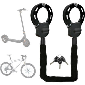 TEMU Electric scooter lock, E Scooter Schloss, schloss für e scooter, Handschellenschloss handschellenschloss，Fahrradschloss, für den E Scooter,