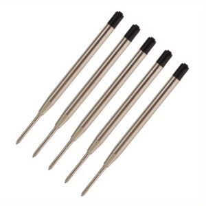 TEMU Genuine Ballpoint Pen 5 Packs Black Ink Medium Point Refill