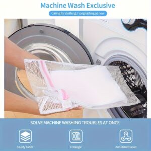 TEMU Heavy Duty Zipper Laundry Bag- Mesh Laundry Storage Bag For Clothes, , Travel- Durable Machine Washable Laundry Storage Bag With Laundry Bag,