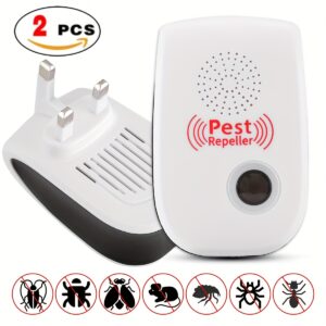TEMU [insect Repellent] Technology Insect Repellent | 2pcs | 3 Mode Settings | All Kinds Of Insects | Indoor And Indoor Use | Home And Office
