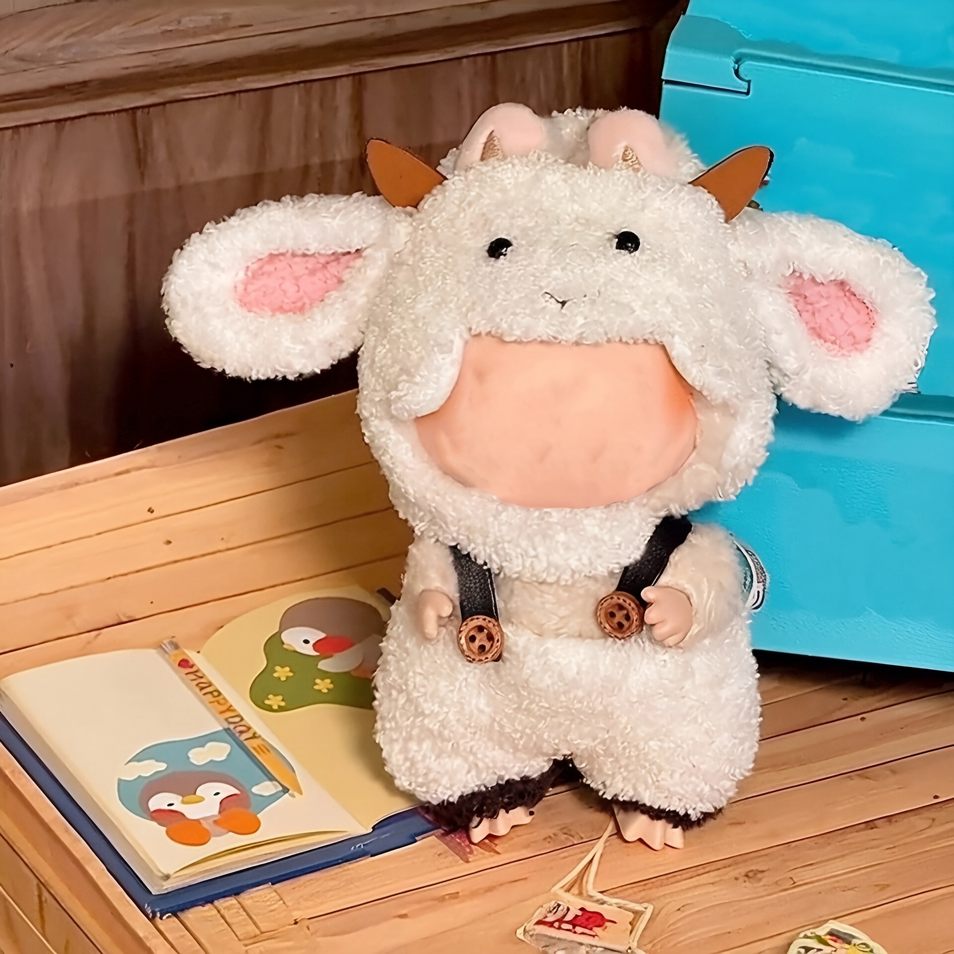 TEMU Just Clothing For Dolls, Including A Stylish Vest, T-shirt, And Pants For Plush Toy Dolls (doll Not Included).