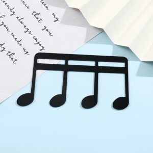 TEMU Metal Music Note And Book Clips, Stainless Steel Music Note And Book Clips, Note Clips, Suitable For Holding Sheet Music And Books For Piano,