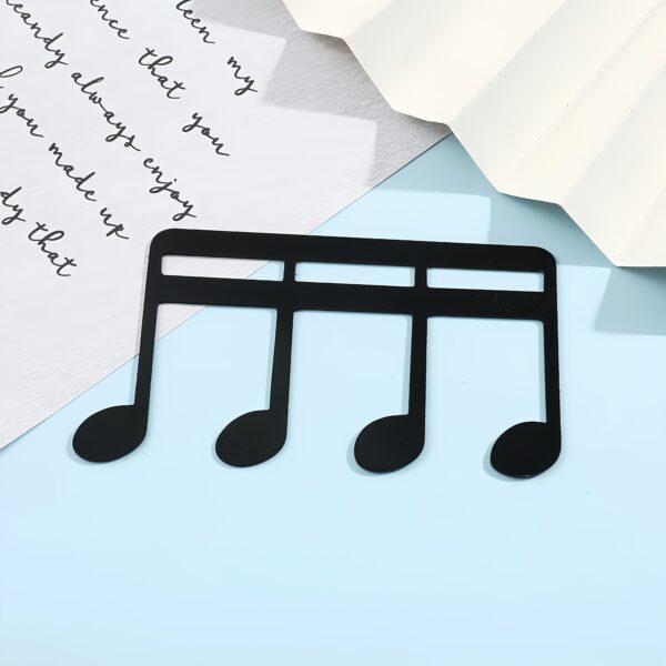 TEMU Metal Music Note And Book Clips, Stainless Steel Music Note And Book Clips, Note Clips, Suitable For Holding Sheet Music And Books For Piano,