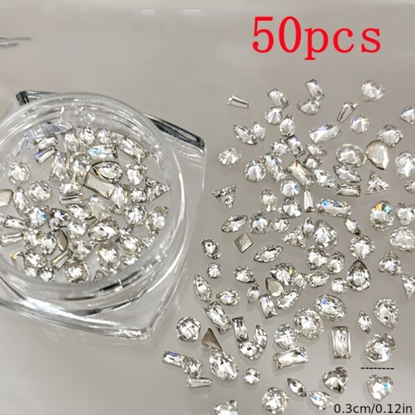 TEMU Nail Art Rhinestone Nail Supplies