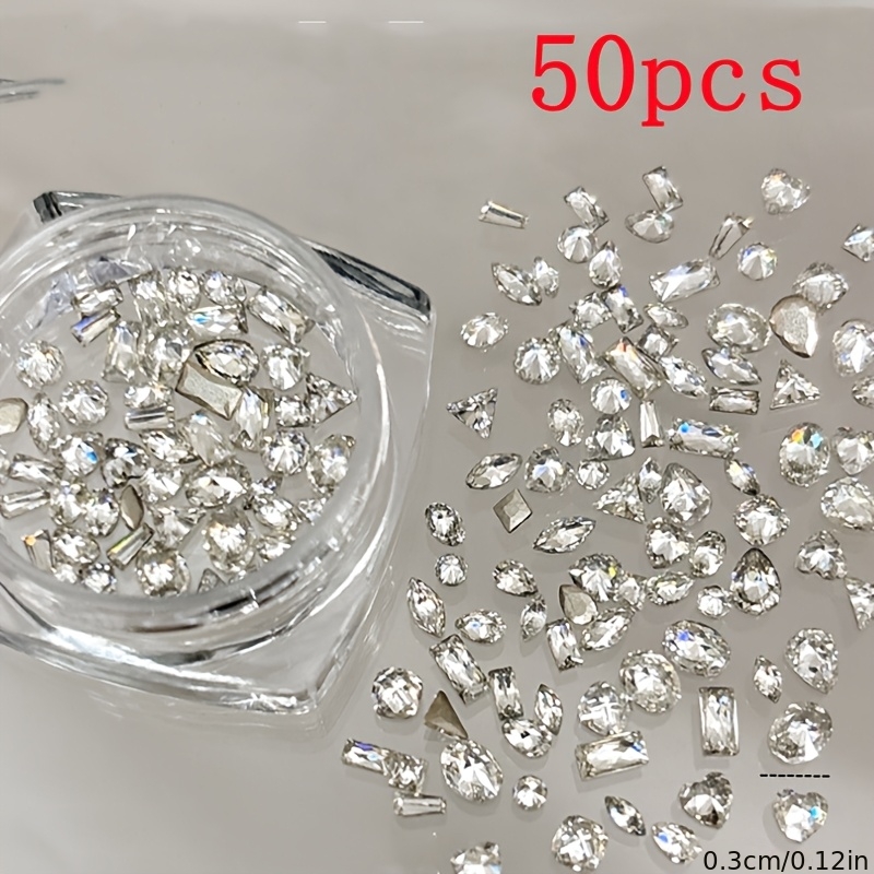 TEMU Nail Art Rhinestone Nail Supplies