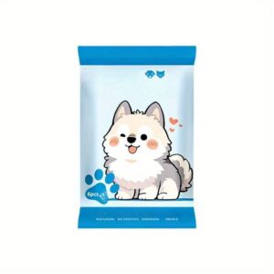 TEMU Pet Cleaning Gloves Disposable Pet Wipes Gloves Dog Wipes Gloves Cat Wipes Gloves Wipes For Pet