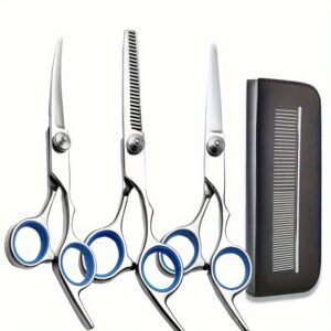 TEMU Pet Grooming Scissors Professional Grooming Set Pet Scissors Dog Grooming Tools Stainless Hair Clippers Pet Grooming Scissors Cat Grooming Set