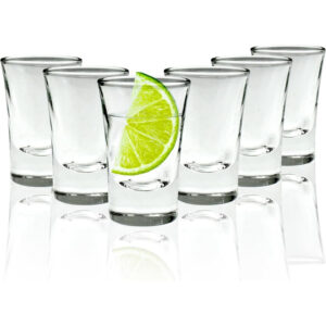 TEMU Shot Glasses - Shot Glasses Set For Alcohol, Vodka, , Tequila & Desserts - Durable And Reusable For Home, Bars & Party