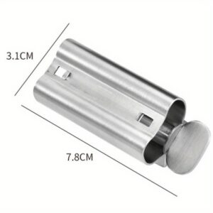 TEMU Stainless Steel Toothpaste Squeezer - An Easy-to-use That Effortlessly Squeezes Toothpaste, Facial Cleansers, And Hand Creams - For A Home Spa