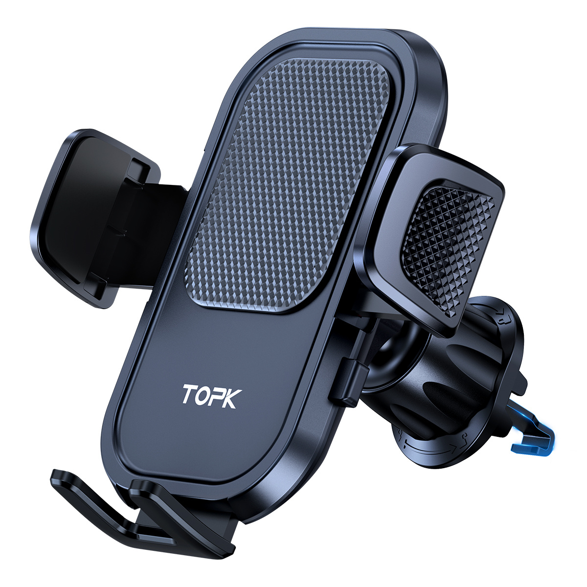 TEMU Topk Car Phone Holder Mount, Car Mount With Hook Clip For Car Air Vent 360° Rotation Phone Mount Compatible With Iphone Cell Phone
