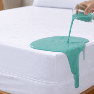 TEMU Waterproof Mattress With Zipper – Breathable 6-sided Mattress Protector, Liquid-resistant Tpu Backing, Dustproof Full Mattress Cover, Machine