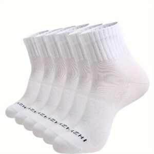 TEMU Women's Socks - Athletic Ankle Socks 6pairs