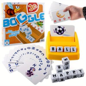 TEMU Word Game Classic Word Game Educational Toys Preschool Toys Set Word Learning Games, , Preschool Education, , Tool, Sturdy Construction,