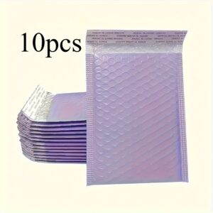 TEMU 10pcs Purple , Padded Bubble Mailers, Business Packaging, Shipping Envelopes, Padded Envelopes, Mailing Envelopes, Shipping Supplies.
