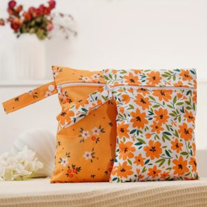 TEMU 2pcs 11.8x7in Wet Dry Bag Storage Bag Portable Makeup Cosmetic Bag