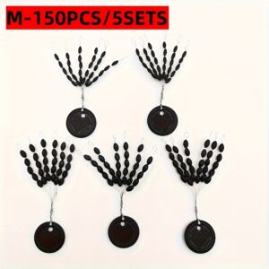 TEMU 30/150pcs Space Beans Fishing Tackle Accessories Olive-shaped Beans Competition Beans Small Accessorie