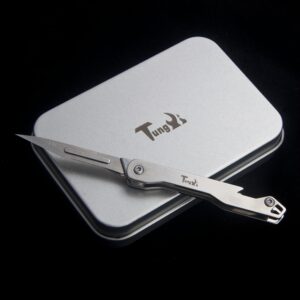 TEMU Art Knife, Utility Knife, Letter Opener, Craft Knife, Paper Cutting Knife, Knife, Stainless Steel Mirror Polishing With 10pcs Carbon Steel