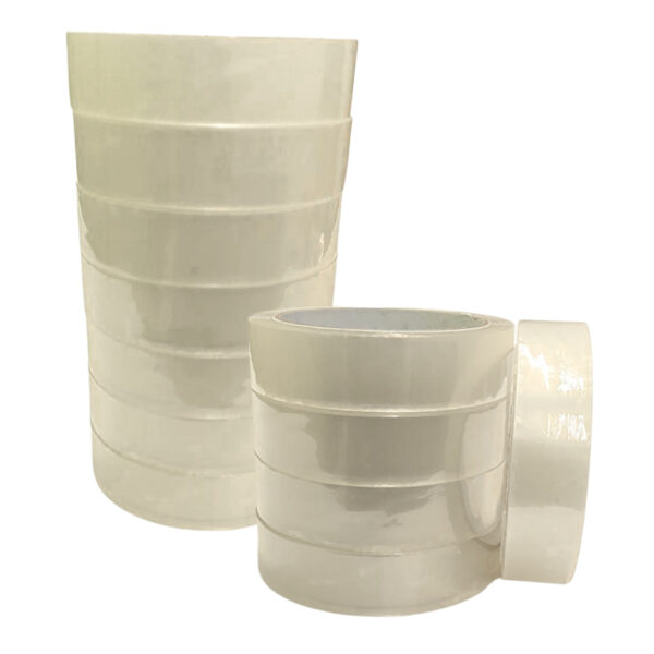 TEMU Clear Packing Tape - 12 Rolls 24mm X 66m Packing Tape - Clear Tape, Strong Clear Packing Tape For Packing Boxes, Safe Bonding Tape, Packaging