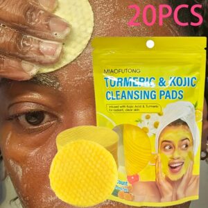 TEMU Ginger + Alpha Hydroxy Acid Ginger Alpha Hydroxy Cleansing Pad With Premium Ginger And 0. 3% Alpha Hydroxy, 20 Sheets Per Bag, Suitable For All