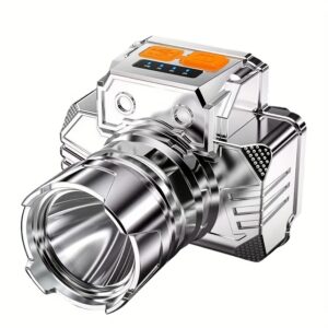 TEMU Headlamp Led Lighting Head-mounted Flashlight Outdoor Headlamp Fishing Lamp Rechargeable Headlamp