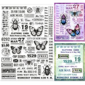 TEMU Insect Frame Clear Stamp Pressure Printing Stamps Stamps For Scrapbooking /card Making Decorative Crafts Supplies Rubber Stamps