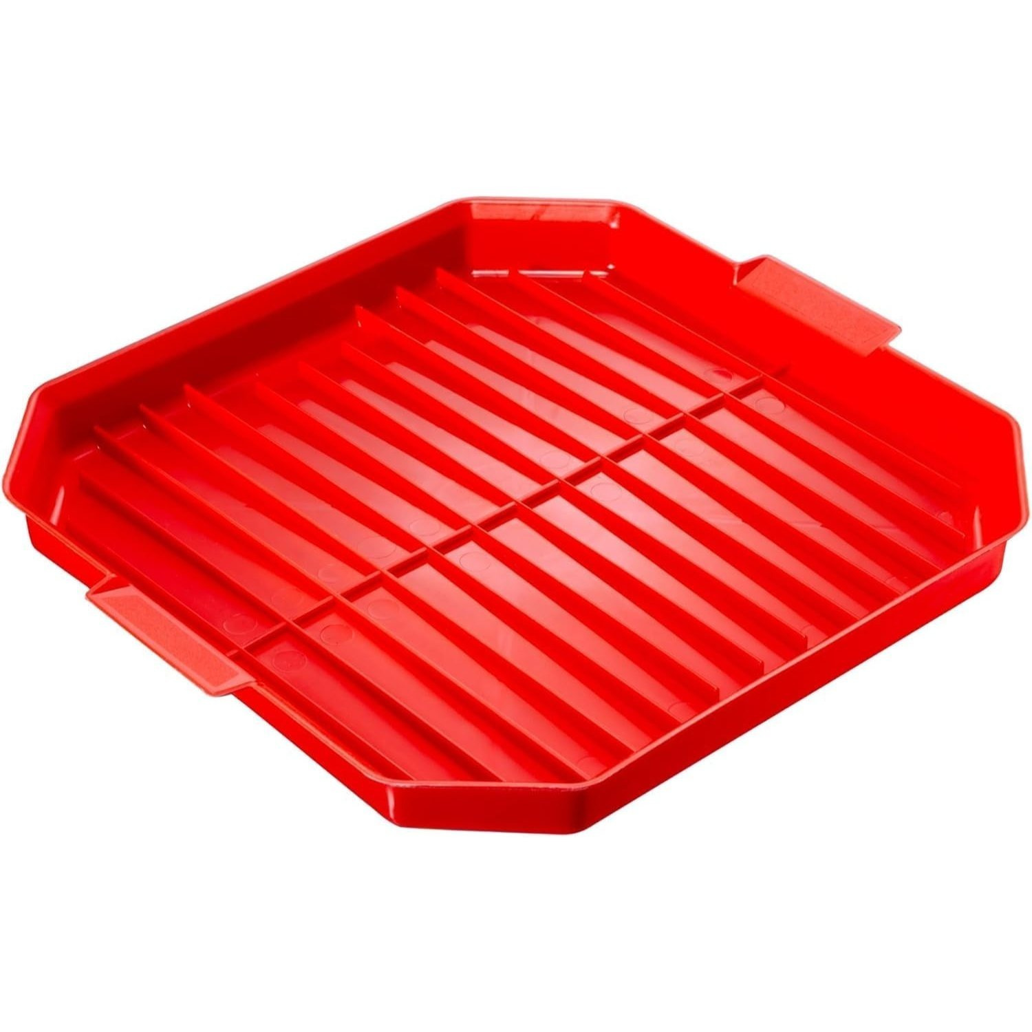 TEMU Microwave Bacon Rack & Egg Cooker – Bpa-free Bacon Crisper Tray For Fat Drainage, Defrosting, And Meals – Dishwasher-safe Plastic Microwave