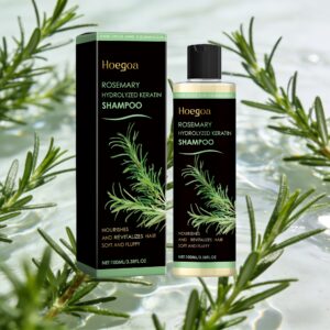 TEMU New Year's Exclusive Deal: 100ml/3.38fl.oz Of Rosemary Thickening Shampoo, Rosemary Extract And Hydrolyzed Keratin, Cleanses And Nourishes,