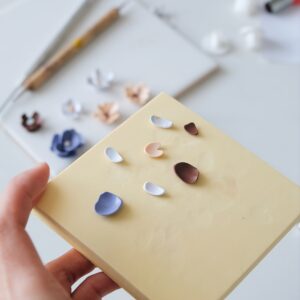 TEMU Petal Pad, Polymer Clay Flower Modeling Pad - Soft Clay Sponge Pad, Polymer Clay Flower Tools