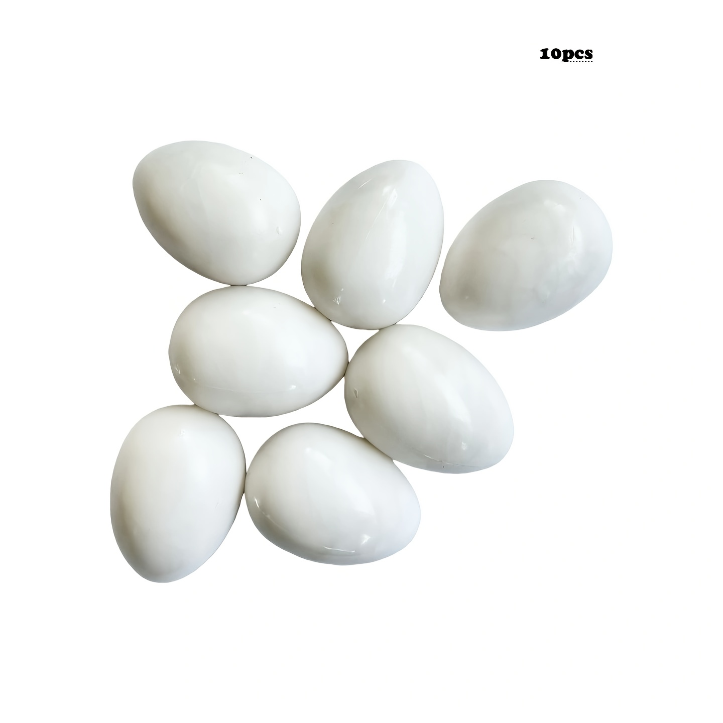 TEMU Plastic Solid Fake Pigeon Eggs, Pigeon Fake Eggs, Lead Eggs, Pigeon Supplies, Pigeon Tools