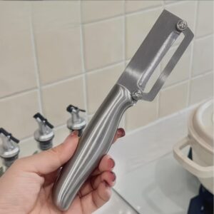 TEMU Steel Peeler - Vegetable And Fruit Peeling Tool For Potatoes, Pumpkins, Celery, Sugarcane, , Pineapple, , Etc