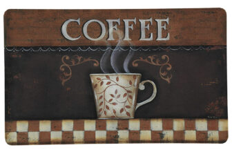 Anti-Fatigue Cushioned Kitchen Mat (2-Pack) – Vintage Coffee