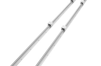 VEVOR Linear Motion Set, SBR20 2200mm, Comes with Two 86.6-inch SBR20 Rails & Four SBR20UU Blocks, Ideal for DIY CNC & Automated Projects