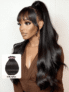 UNice Hair 4 Bundles Peruvian Straight Virgin Human Hair Extensions